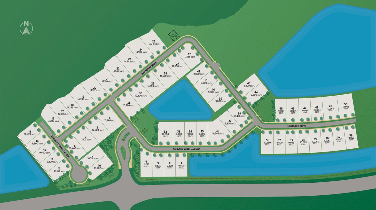 Laurel Pointe Lake Nona Overall Site Plan