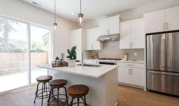 Well-appointed kitchen with central island