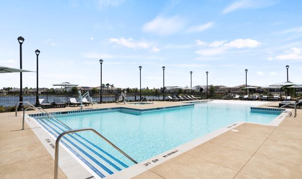 Resort-style pool and spa
