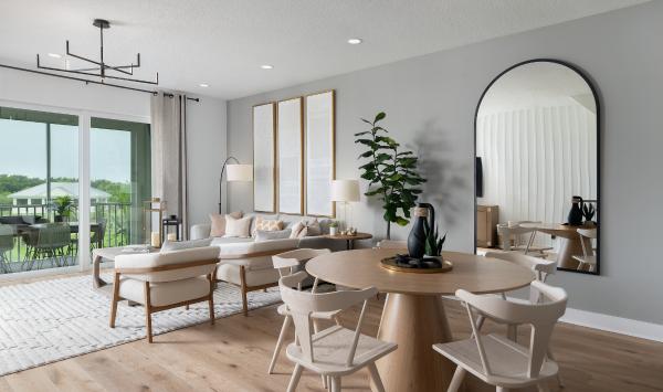 Cozy but spacious great room