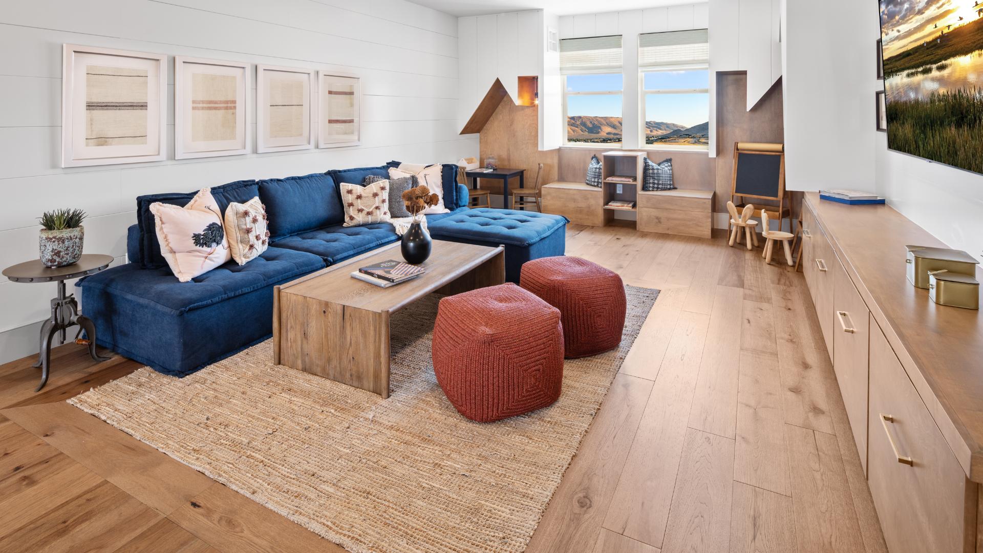House on the Hill だるまロンパース Amberlee Model Home Design in Magnolia at Harris Ranch by Toll