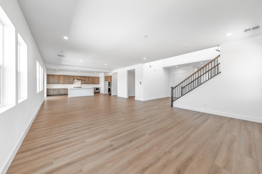 Open-concept floor plan ideal for entertaining