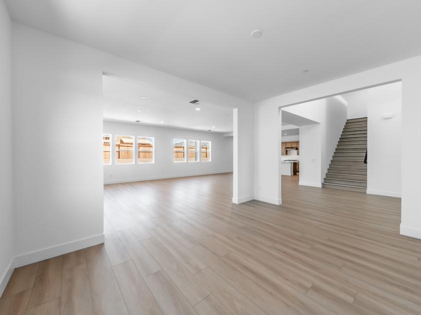 Versatile flex room located off the great room and foyer
