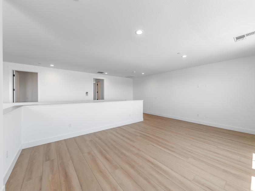 Second-floor loft ideal for secondary entertaining