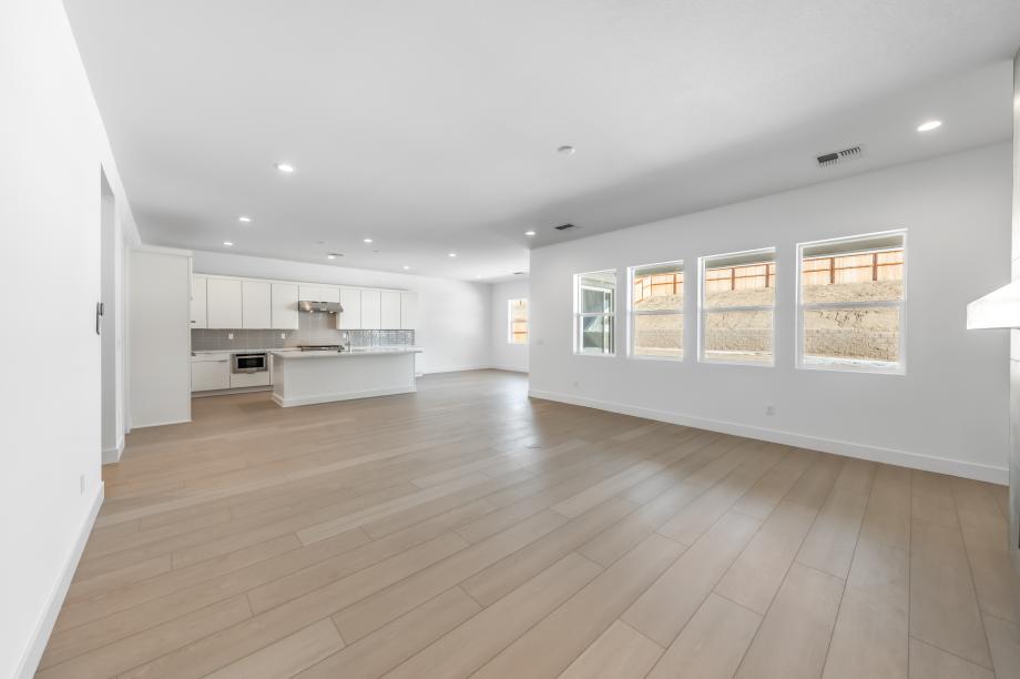 Open-concept floor plan ideal entertaining