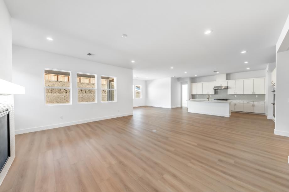 Open-concept floor plan ideal entertaining