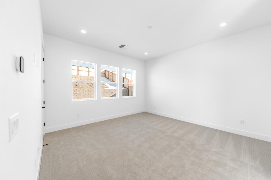 Large primary bedroom suite with ample natural light