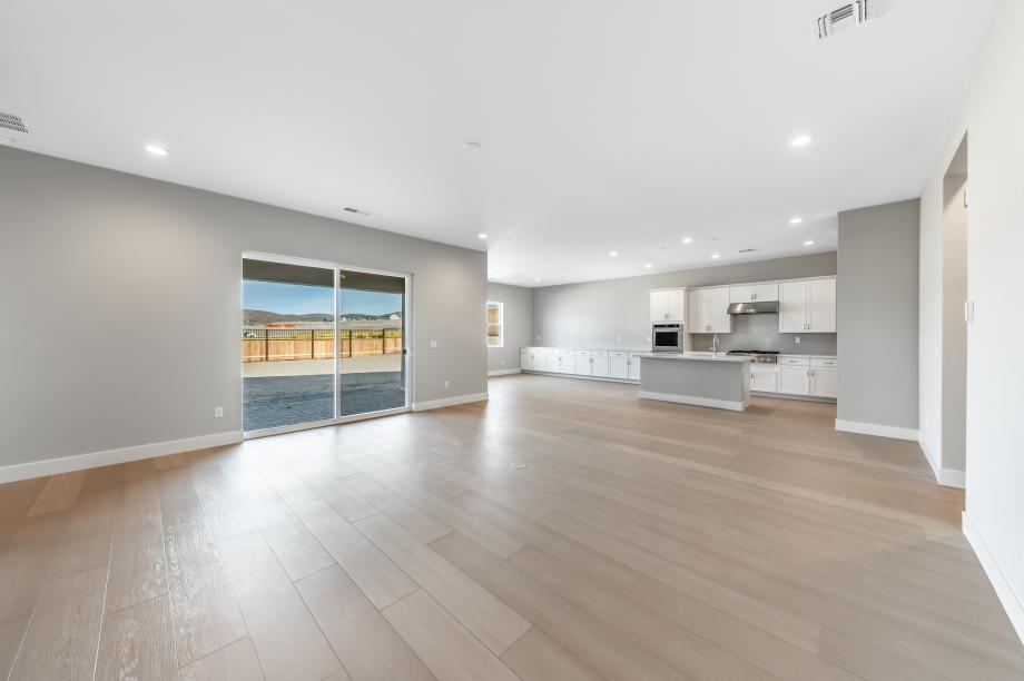 Open-concept floor plan ideal for indoor-outdoor living