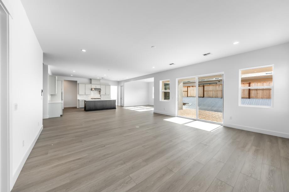 Open-concept floor plan ideal for indoor-outdoor living