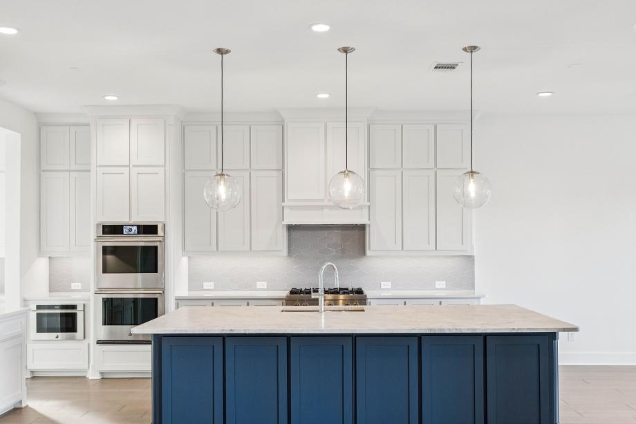 Well-appointed kitchen with a large center island