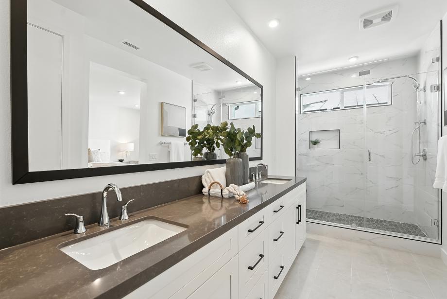 Spa-like bathrooms