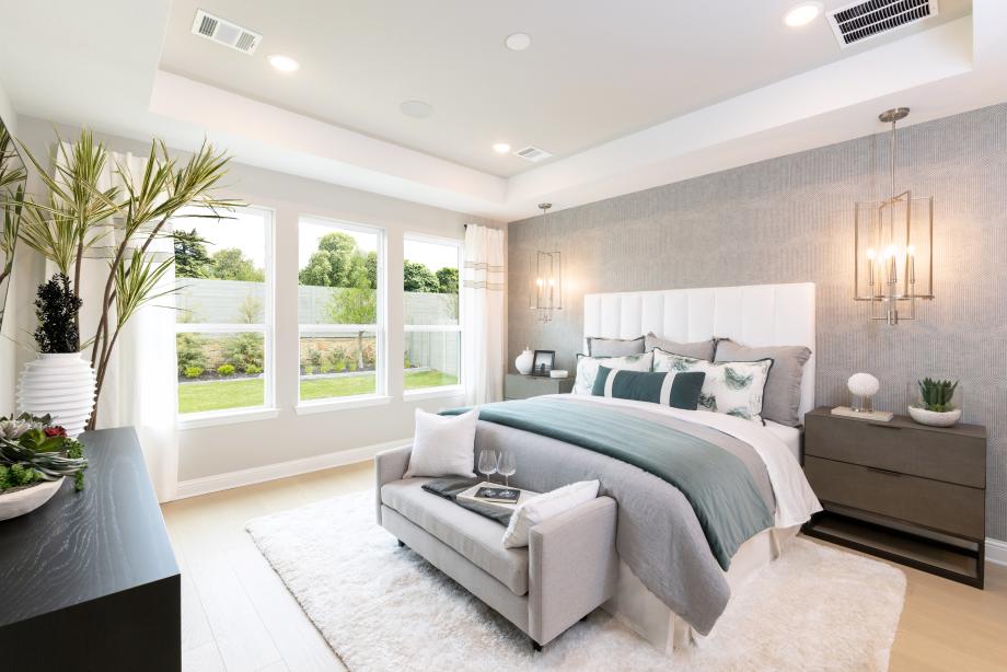 Spacious primary bedroom suite