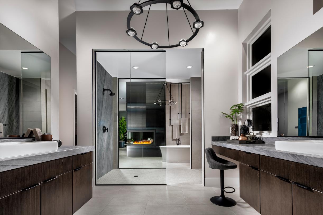 Opulent and relaxing primary bathrooms