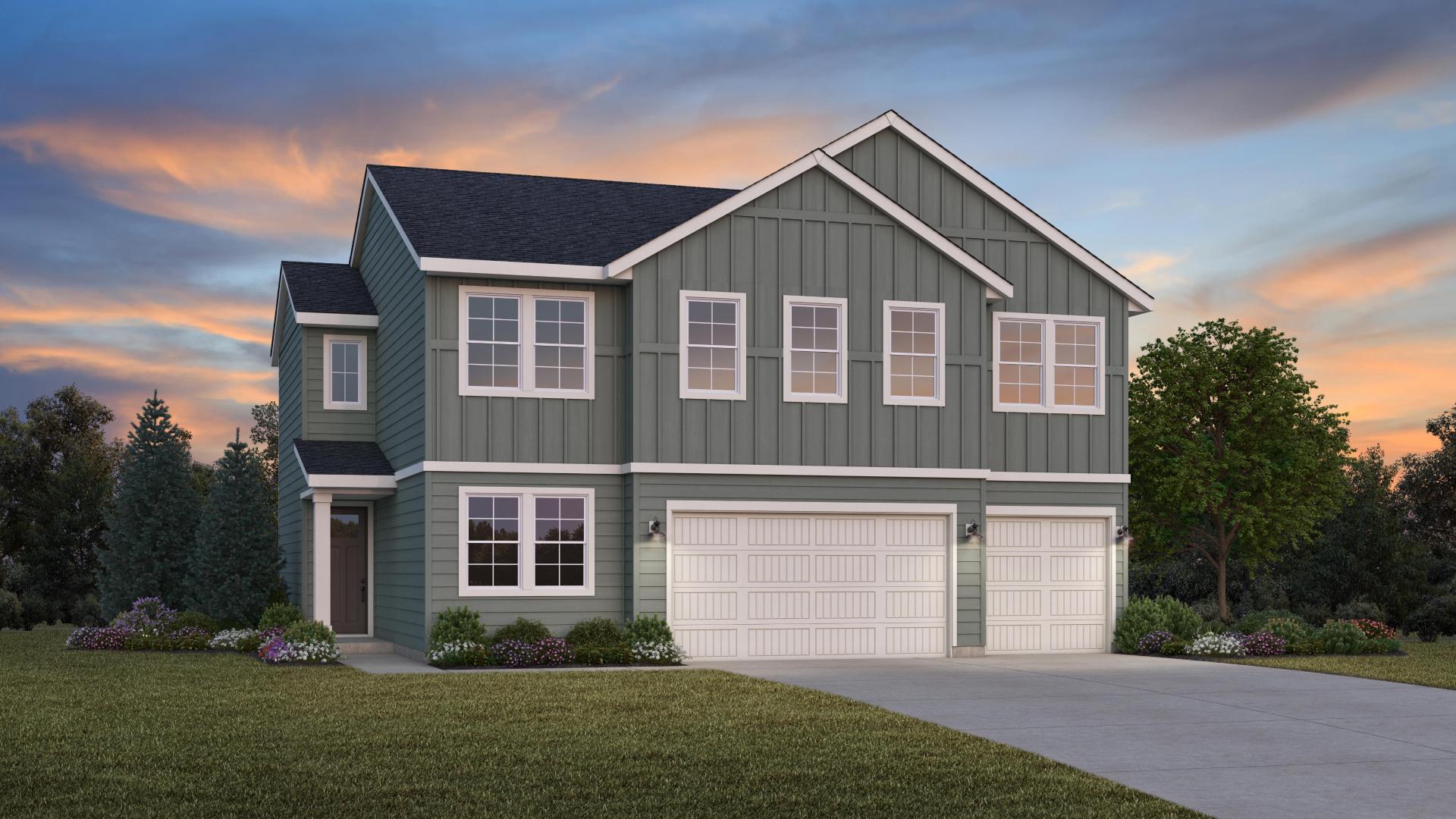 Rachel Model Home Design in Passero Ridge Juniper by Toll Brothers