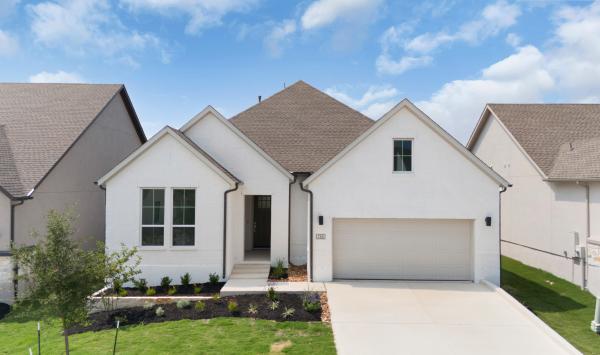 Painted brick exterior