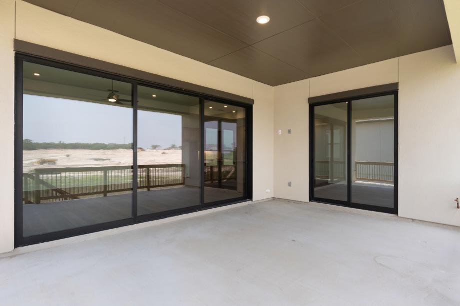 Large covered patio