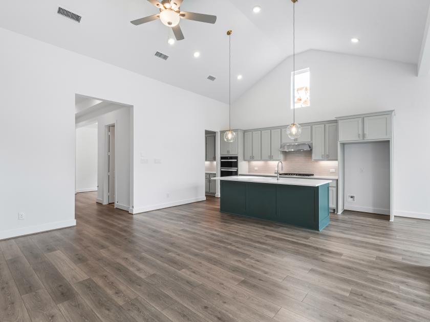 Open-concept floor plan ideal for entertaining