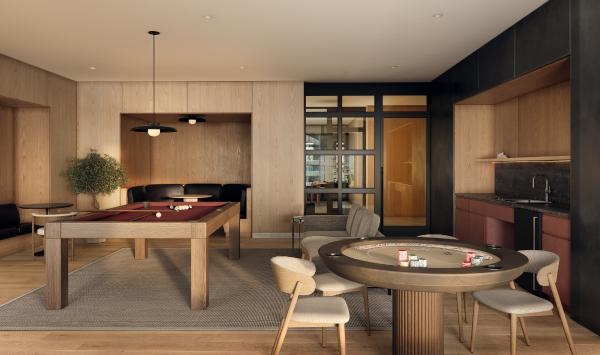 The game room is the prime venue to challenge your neighbors with some friendly fun and games