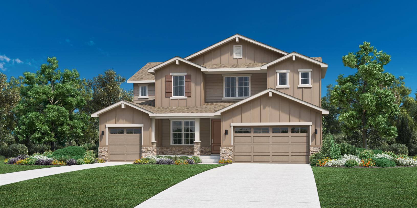 Toll Brothers at Timnath Lakes Overlook Collection The Frisco Home