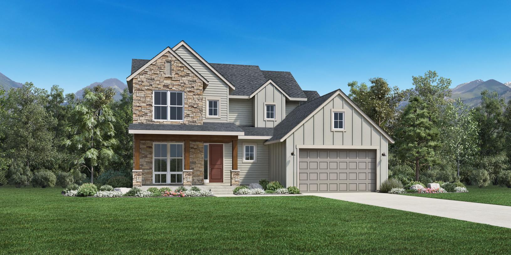 Toll Brothers at Timnath Lakes Overlook Collection The Wiley Home