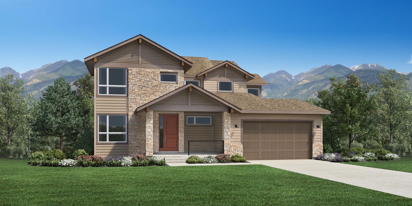 Toll Brothers at Timnath Lakes Overlook Collection The Wiley Home