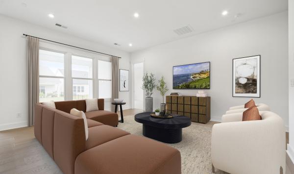 Airy light-filled great room