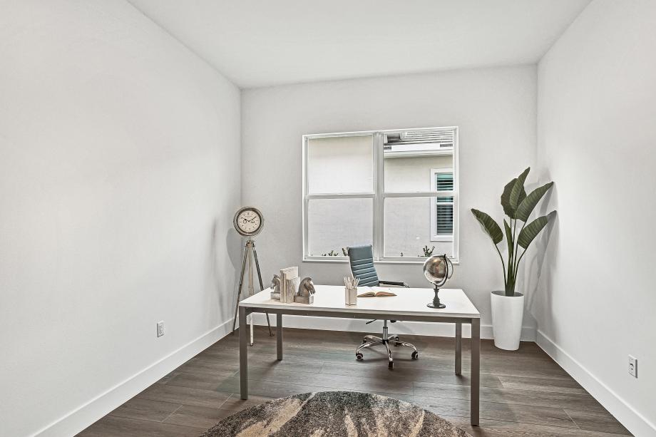 Stylish home office designed for focus and comfort