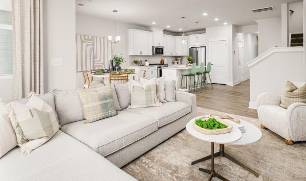 Spacious kitchen with ample counter space