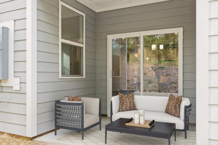 Enjoy Carolina sunshine on a covered porch