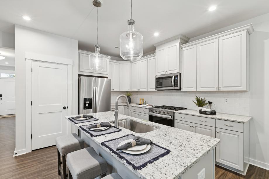 Updated kitchen with spacious island