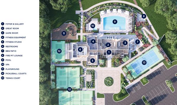 Amenity center now open