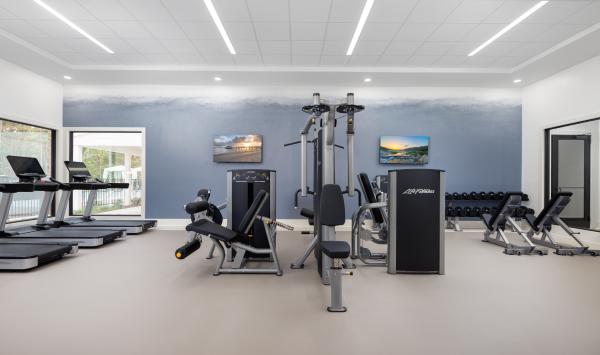 24-hour fitness center