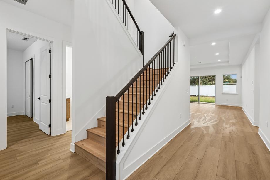 Welcoming, warm entry