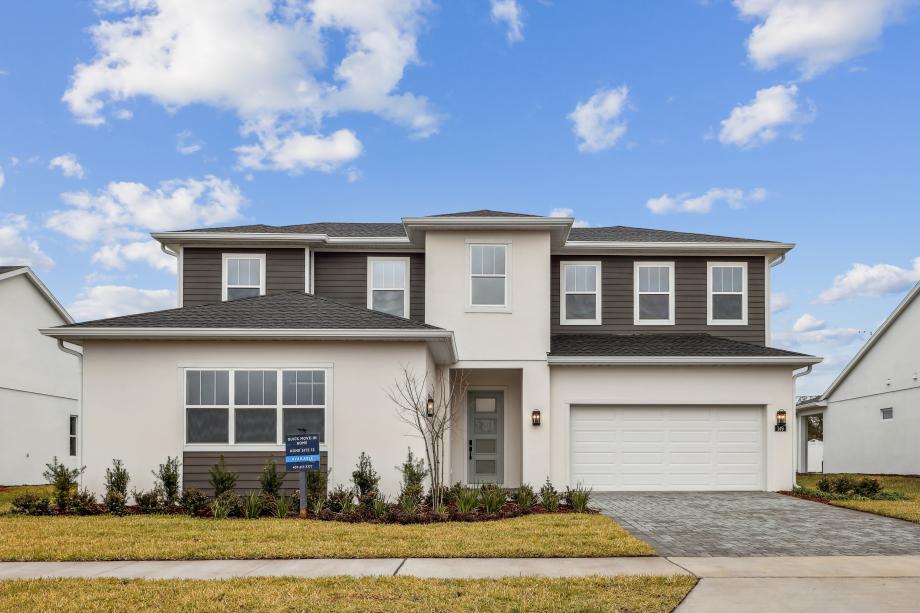 Exterior of home has timeless design with welcoming character