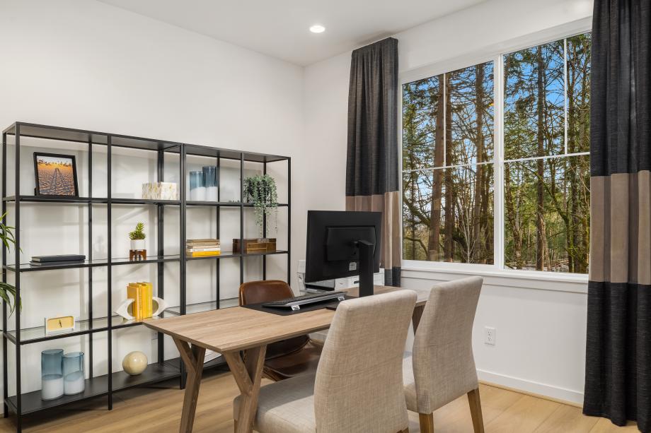 Secondary bedroom is ideal for an office