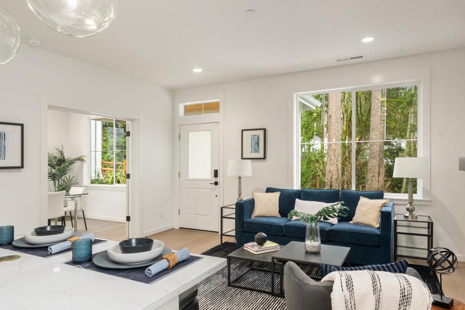 Lovely greenbelt views from every window