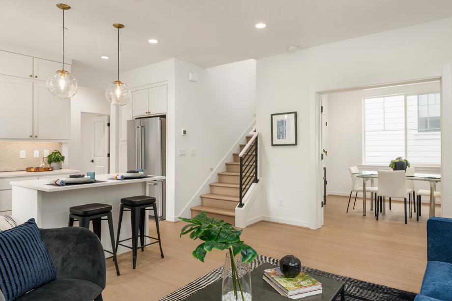 Well-designed open floor plan