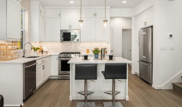 Stylish kitchen of Poppy home design