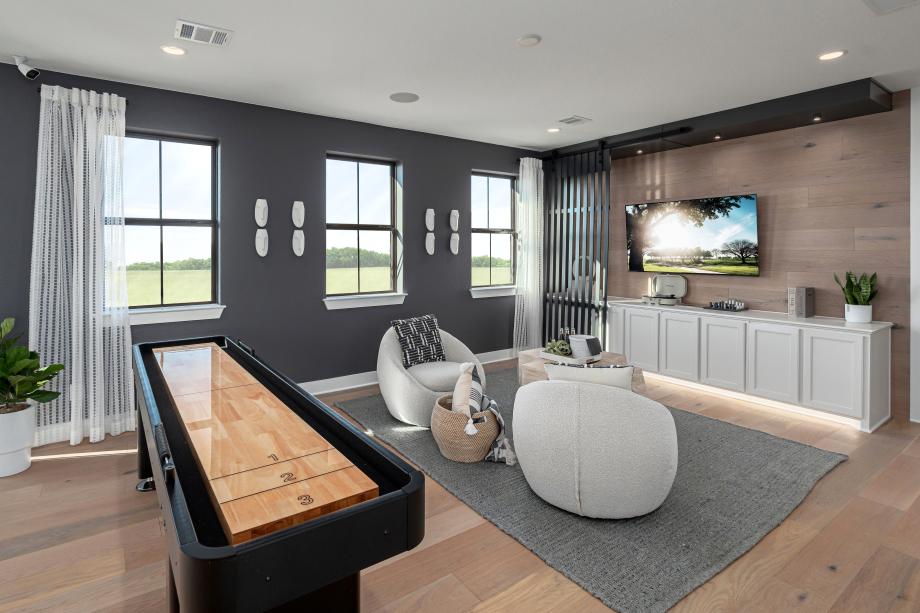 Expansive loft offering an additional entertaining area