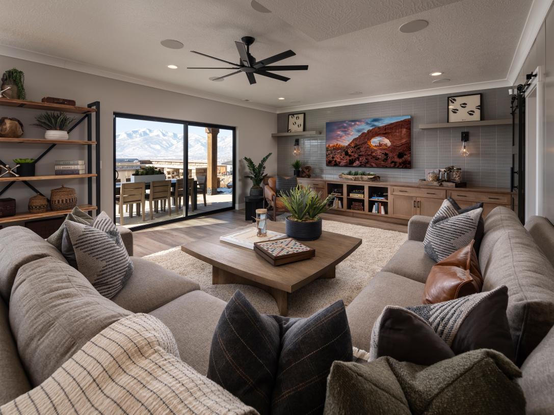 Walk-out basements with luxury outdoor living spaces