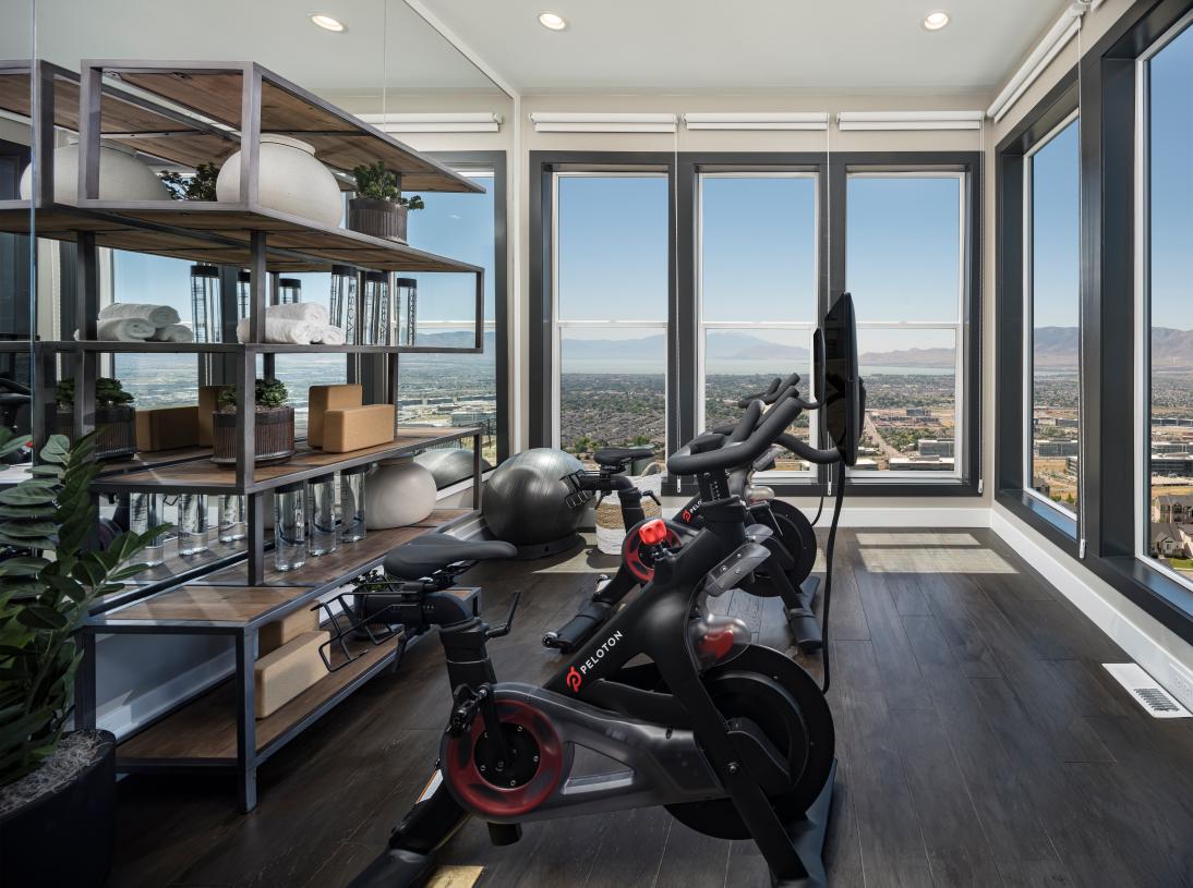 Rooms for fitness equipment