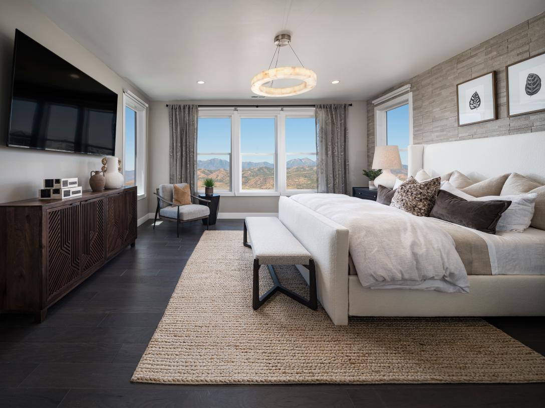 Primary suites with plenty of natural light