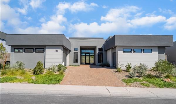 Modern architecture exterior elevation