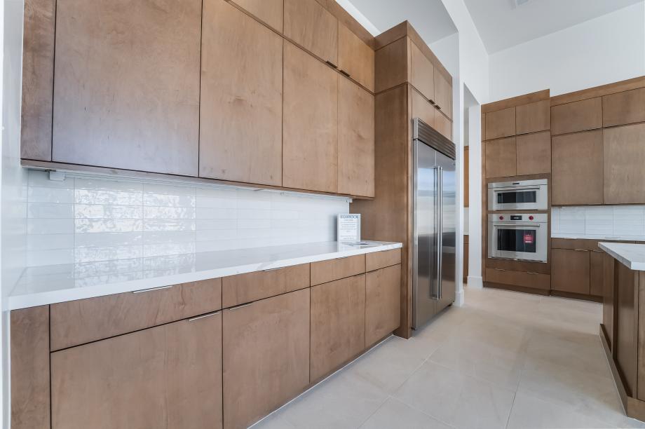 Beautiful subway tile backsplash