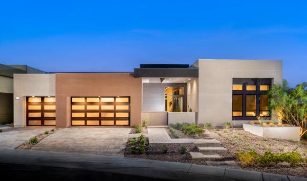 Modern architecture exterior elevation