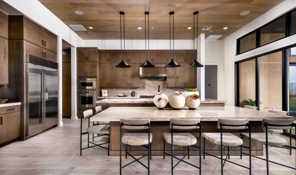 Stunning gourmet kitchen with custom details and finishes