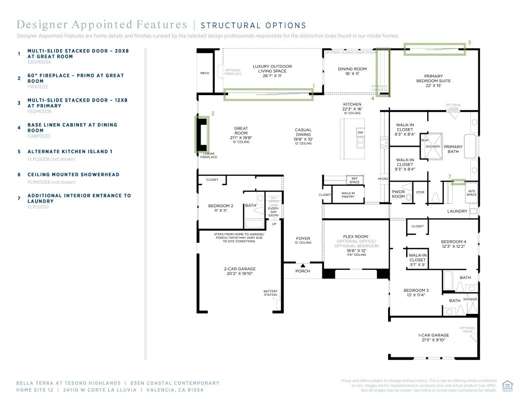 Esen Coastal Contemporary Quick MoveIn Home at 24110 W Corte La Lluvia
