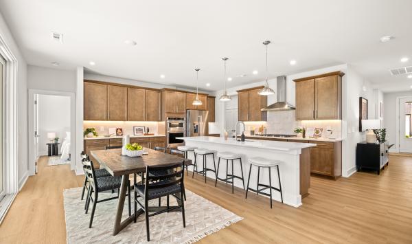 Open-concept living creates cohesive spaces perfect for entertaining