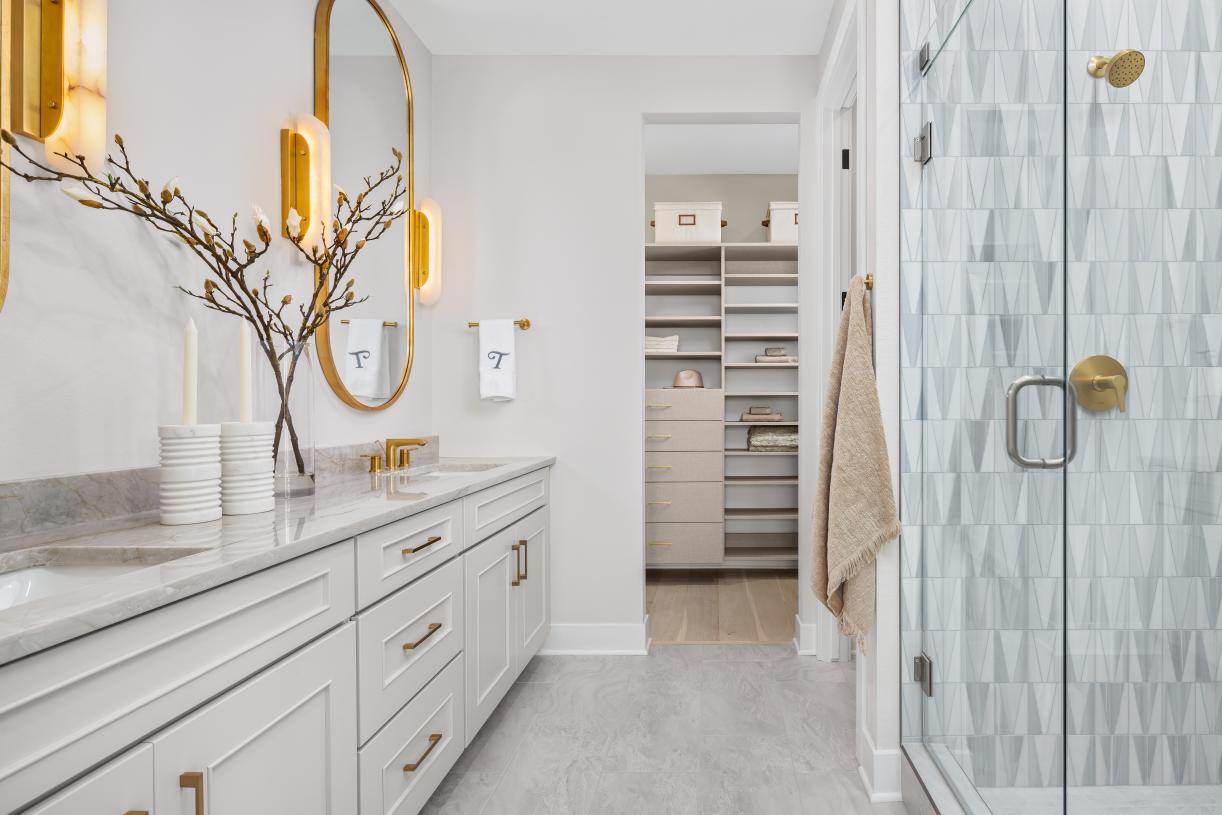 Spa-like primary bathrooms