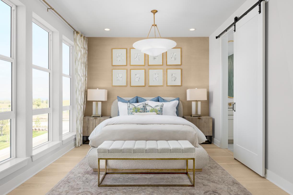 Luxurious primary bedroom suites